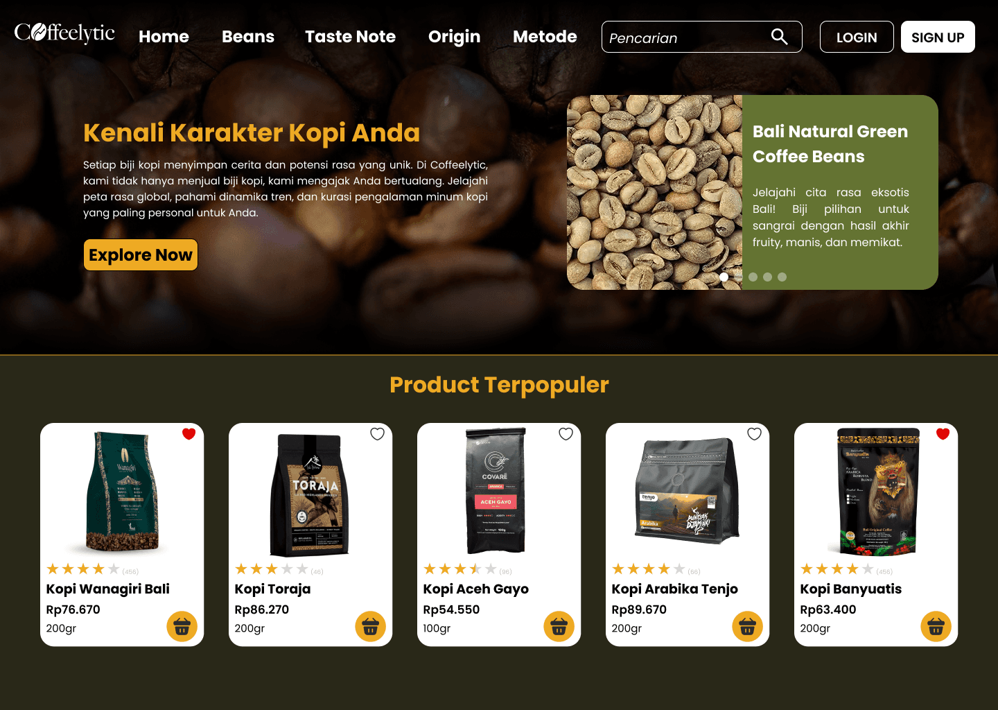 Coffeelytic screenshot 2