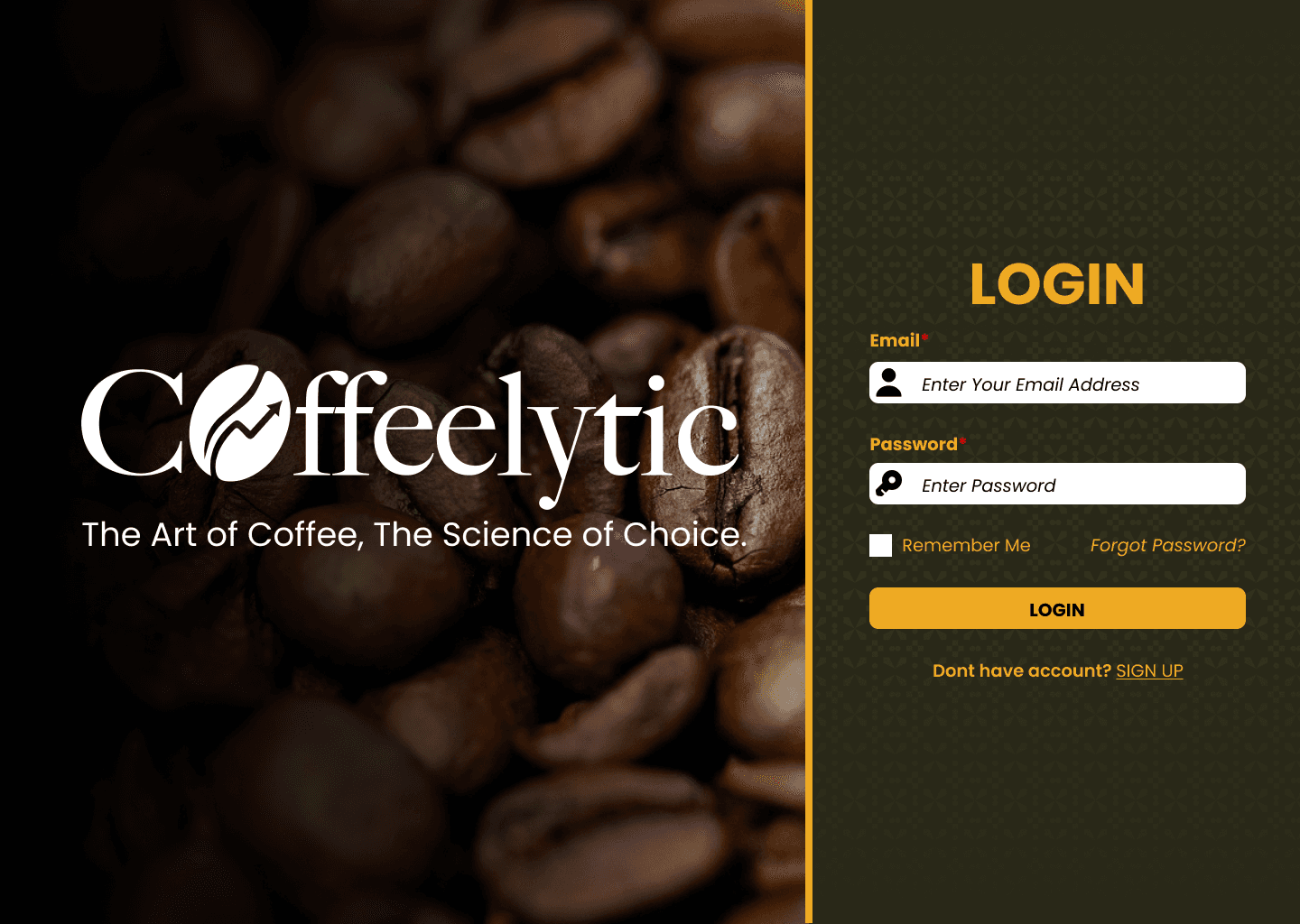 Coffeelytic screenshot 1